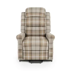 Dunelm Edith Check Rise And Recline Chair -Harmony Furniture Store 30767903 alt04
