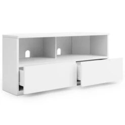 Dunelm Larson Corner TV Unit White -Harmony Furniture Store 30768488 alt04