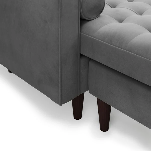 Dunelm Alfie Velvet Corner Chaise Dunelm Alfie Velvet Corner Chaise -Harmony Furniture Store 30768604 alt05