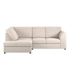 Dunelm Blake Soft Texture Fabric 3 Seater Corner Sofa -Harmony Furniture Store 30768698 alt02