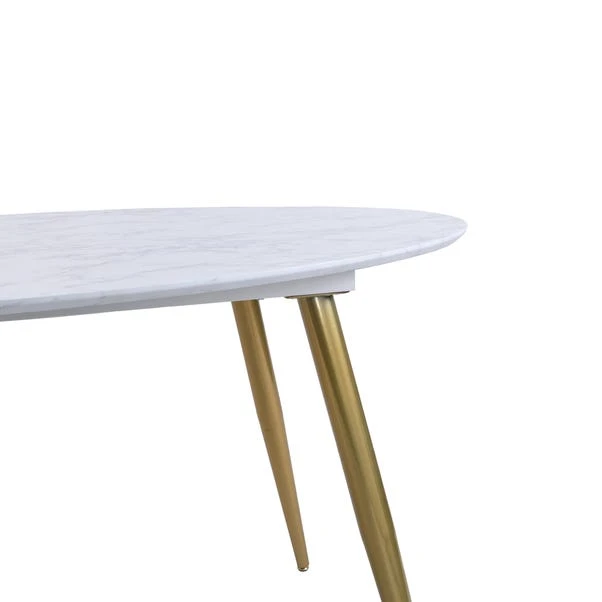 Dunelm Kendall Marble Effect Oval Dining Table Dunelm Kendall Marble Effect Oval Dining Table -Harmony Furniture Store 30769223 alt05