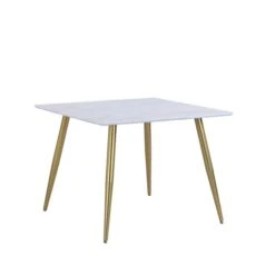 Dunelm Kendall Marble Effect Square Dining Table -Harmony Furniture Store 30769229 alt02