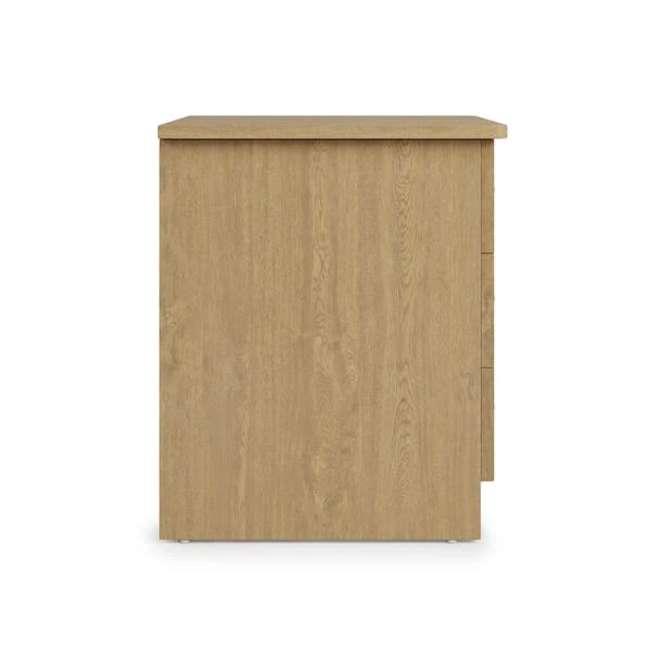 Dunelm Toby 3 Drawer Bedside Table Dunelm Toby 3 Drawer Bedside Table -Harmony Furniture Store 30769281 alt03