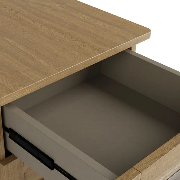 Dunelm Toby 3 Drawer Bedside Table Dunelm Toby 3 Drawer Bedside Table -Harmony Furniture Store 30769281 alt05