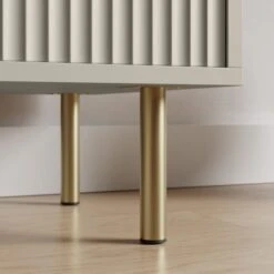 Dunelm Georgi Vinyl Cabinet Natural -Harmony Furniture Store 30769725 alt04