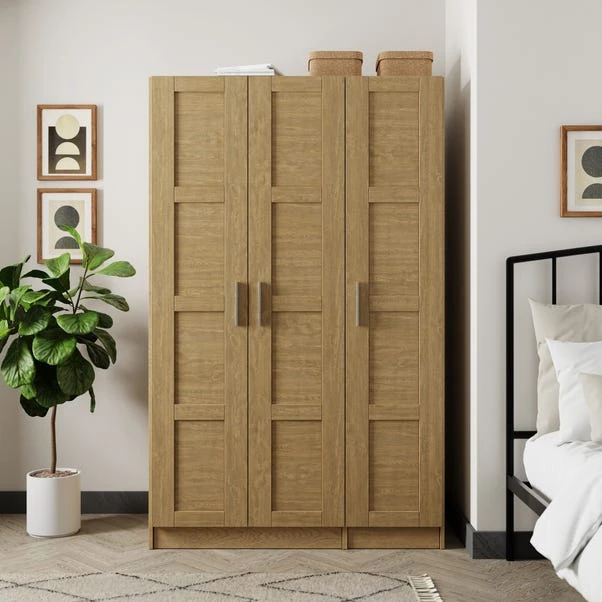 Dunelm Toby Triple Wardrobe Dunelm Toby Triple Wardrobe -Harmony Furniture Store 30769731