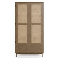Dunelm Indi Double Wardrobe, Mango Wood -Harmony Furniture Store 30770395 alt02
