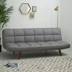 Dunelm Xander Grey Colour Pop Clic Clac Sofa Bed