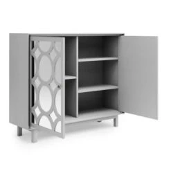 Dunelm Delphi Grey Small Slim Cabinet -Harmony Furniture Store 30775933 alt04