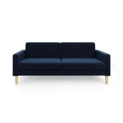 Dunelm Jacob Velvet Sofabed Luxe Navy -Harmony Furniture Store 30776264 alt04