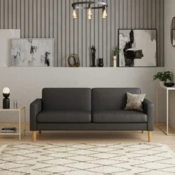 Dunelm Jacob Cord Sofabed Charcoal