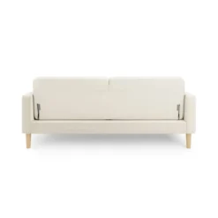 Dunelm Jacob Sherpa Sofa Bed Ivory -Harmony Furniture Store 30776267 alt05