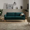 Dunelm Jacob Velvet 3 Seater Sofa