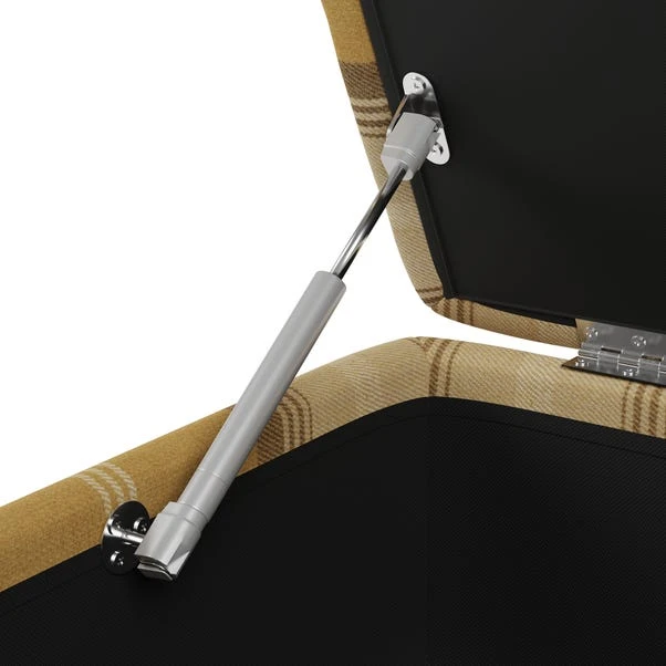 Dunelm Oswald Check Storage Footstool Tapered Leg Dunelm Oswald Check Storage Footstool Tapered Leg -Harmony Furniture Store 30779049 alt05