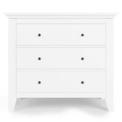 Dunelm Lynton 3 Drawer Chest White 2 Dunelm Lynton 3 Drawer Chest White -Harmony Furniture Store 30780209 alt02