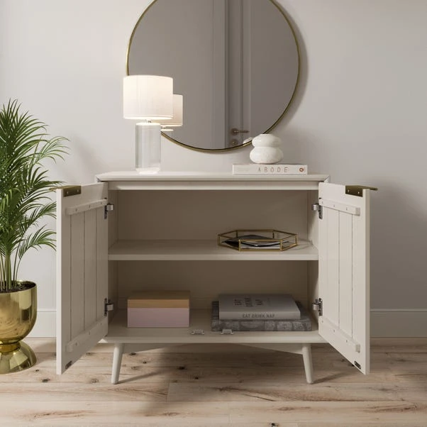 Dunelm Neena Small Sideboard, White Wash Acacia Wood Dunelm Neena Small Sideboard, White Wash Acacia Wood -Harmony Furniture Store 30781310 alt02