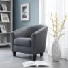 Julian Bowen Hugo Linen Tub Chair