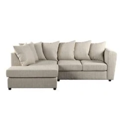 Dunelm Blake Jumbo Cord Left Hand Corner Sofa -Harmony Furniture Store 30789085 alt02