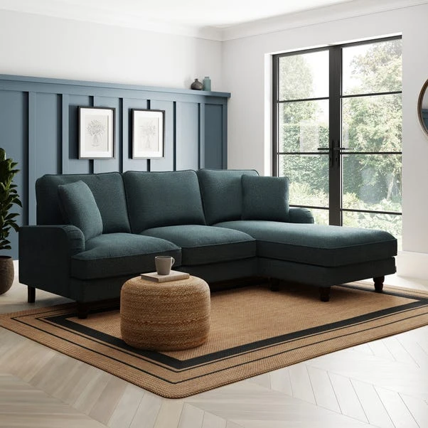 Dunelm Beatrice Chunky Soft Chenille Corner Chaise Sofa Dunelm Beatrice Chunky Soft Chenille Corner Chaise Sofa -Harmony Furniture Store 30792390 alt03