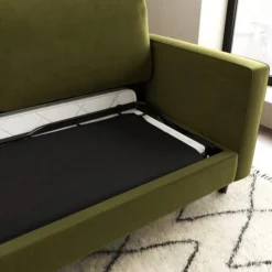 Dunelm Zoe Velvet 3 Seater Sofa Bed -Harmony Furniture Store 30792409 alt06