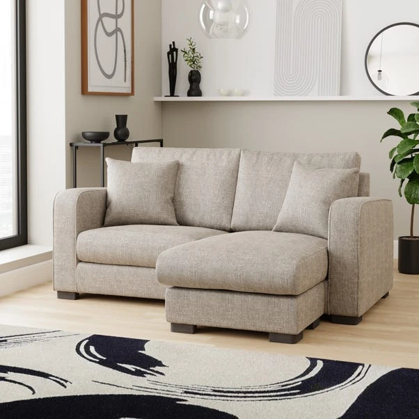 Dunelm Carson Small Chunky Chenille Corner Chaise Dunelm Carson Small Chunky Chenille Corner Chaise -Harmony Furniture Store 30792416 alt01