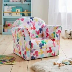 Disney Mickey Print Kids Armchair