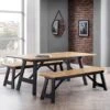 Julian Bowen Hockley Dining Bench Oak