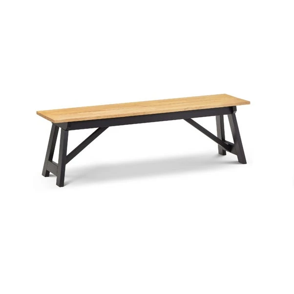 Julian Bowen Hockley Dining Bench Oak Julian Bowen Hockley Dining Bench Oak -Harmony Furniture Store 30794267 alt01