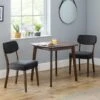 Julian Bowen Lennox Square Dining Table With 2 Farringdon Chairs