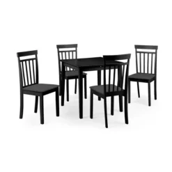 Julian Bowen Rufford Square Extendable Dining Set With 4 Coast Chairs -Harmony Furniture Store 30794357 alt02