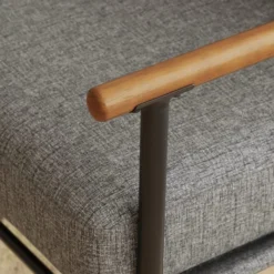 Dunelm Arbour Industrial Self Assembly Textured Weave Chair Grey -Harmony Furniture Store 30796143 alt03