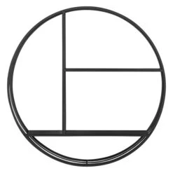 Cedar & Sage Marlo Round Metal Wall Storage Unit -Harmony Furniture Store 30797775 alt02