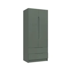 One Call Furniture Legato Double 2 Drawer Wardrobe