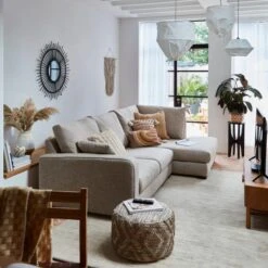 The Edited Life Aztec Jute Bobble Pouffe 4 The Edited Life Aztec Jute Bobble Pouffe -Harmony Furniture Store 30799698 alt07