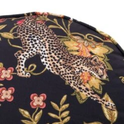 Dunelm Paradise Cheetah Pouffe -Harmony Furniture Store 30799702 alt02