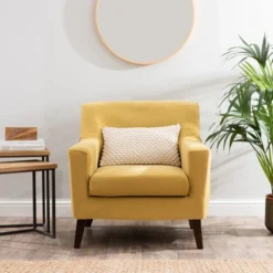 Dunelm Soft Marl Armchair Cover