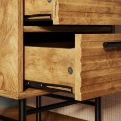 Dunelm Bryant 2 Drawer Bedside -Harmony Furniture Store 30801932 alt03