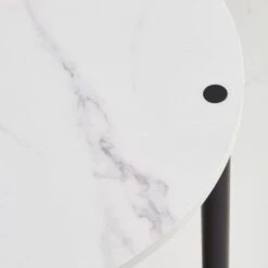 Dunelm Aiko Side Table With 1 LED Light Black And Faux Marble 2 Dunelm Aiko Side Table With 1 LED Light Black And Faux Marble -Harmony Furniture Store 30802418 alt02