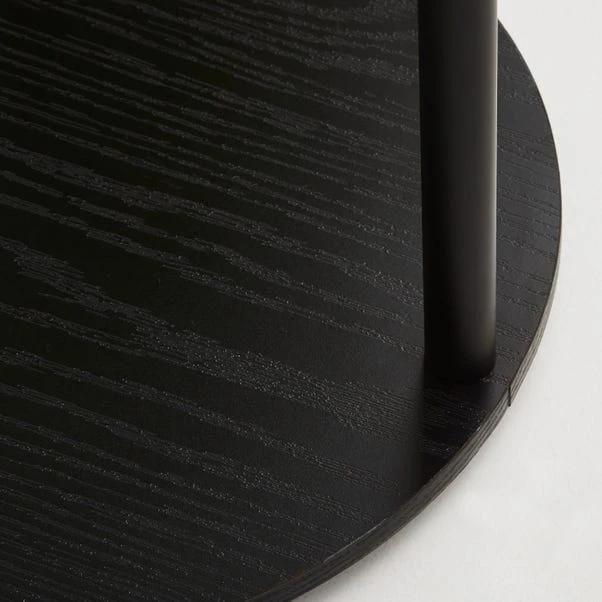 Dunelm Aiko Side Table with 1 LED Light Black and Faux Marble Dunelm Aiko Side Table With 1 LED Light Black And Faux Marble -Harmony Furniture Store 30802418 alt03