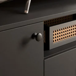 Dunelm Fulton Black Extra Wide TV Unit -Harmony Furniture Store 30803125 alt04