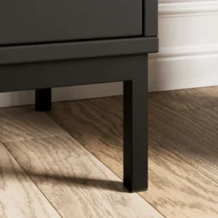 Dunelm Fulton Black Extra Wide TV Unit -Harmony Furniture Store 30803125 alt05