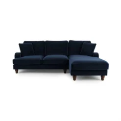 Dunelm Beatrice Matte Velvet Corner Storage Sofa Bed -Harmony Furniture Store 30805801 alt04