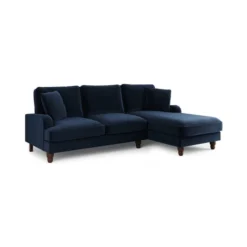 Dunelm Beatrice Matte Velvet Corner Storage Sofa Bed -Harmony Furniture Store 30805801 alt05