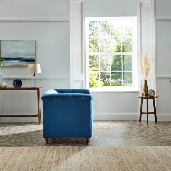 Dunelm Chesterfield Opulent Velvet 3 Seater Sofa Dunelm Chesterfield Opulent Velvet 3 Seater Sofa -Harmony Furniture Store 30807993 alt02