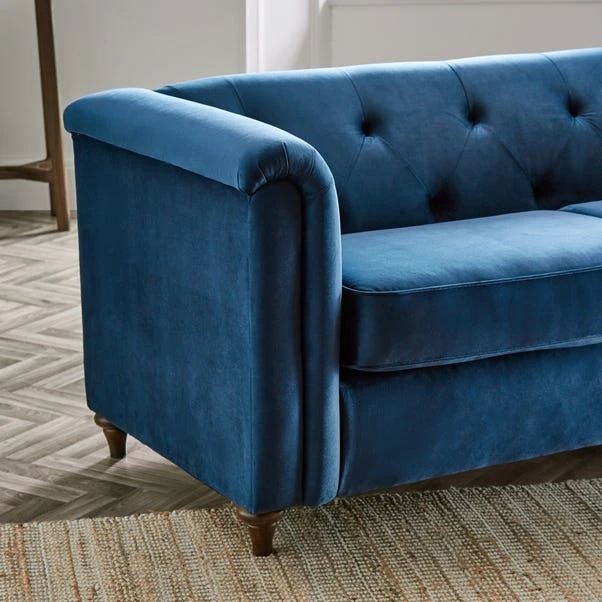 Dunelm Chesterfield Opulent Velvet 3 Seater Sofa Dunelm Chesterfield Opulent Velvet 3 Seater Sofa -Harmony Furniture Store 30807993 alt05
