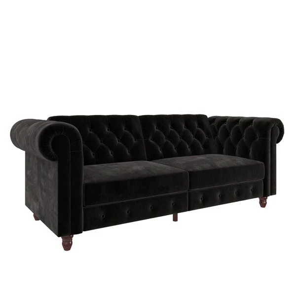 Dorel Felix Velvet Chesterfield Sofa Bed Dorel Felix Velvet Chesterfield Sofa Bed -Harmony Furniture Store 30812096 alt02