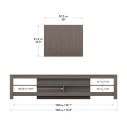 AVF Calibre Wide TV Stand 180cm, Oak Effect 4 AVF Calibre Wide TV Stand 180cm, Oak Effect -Harmony Furniture Store 30812451 alt04