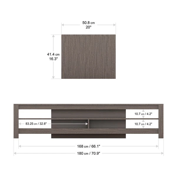 AVF Calibre Wide TV Stand 180cm, Oak Effect AVF Calibre Wide TV Stand 180cm, Oak Effect -Harmony Furniture Store 30812451 alt04