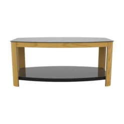 AVF Affinity Real Curved Wood Coffee Table FT100AFFO -Harmony Furniture Store 30812462 alt02