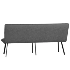 Kettle Arthur 4 Seater Modular Dining Bench Grey Faux Leather -Harmony Furniture Store 30815042 alt02